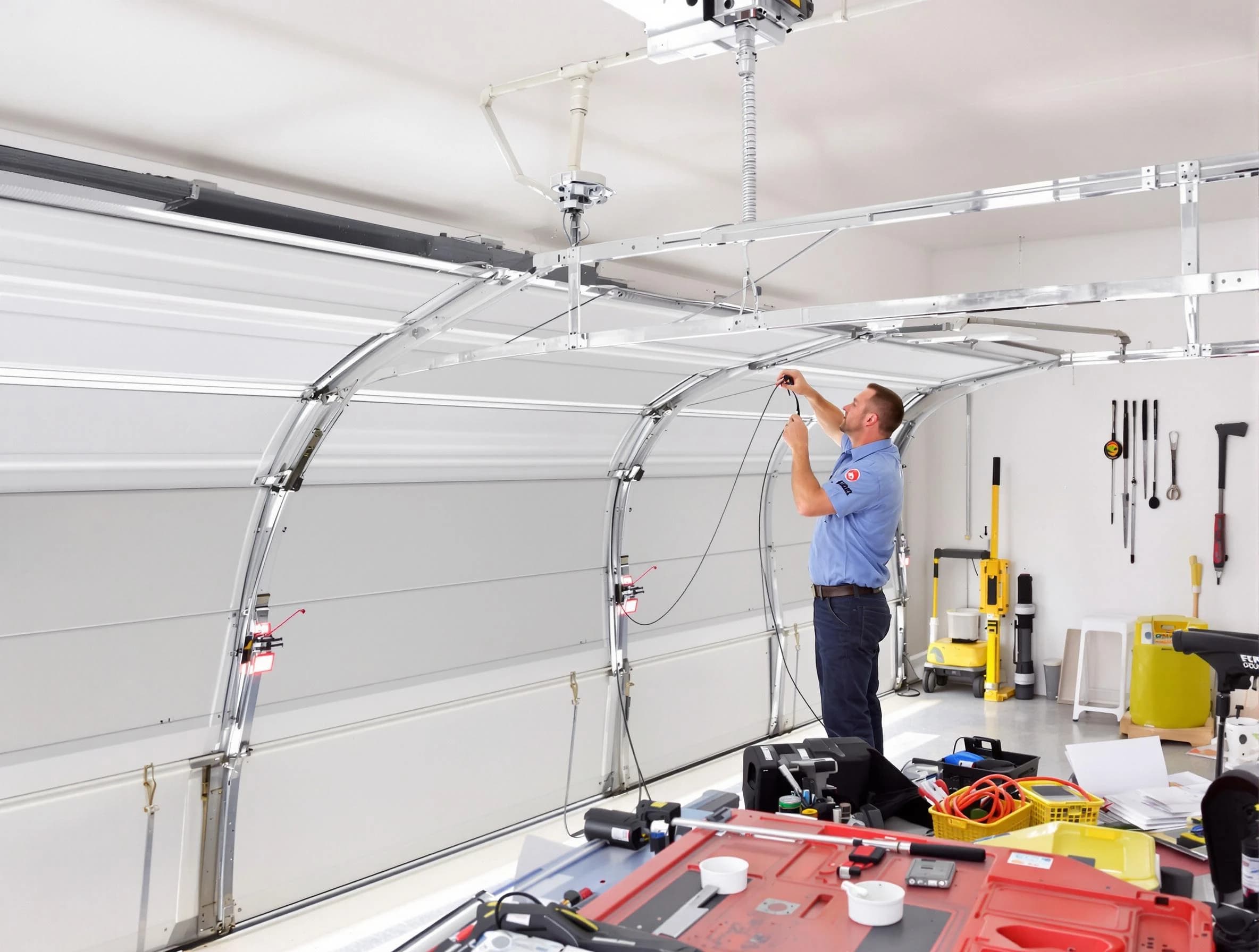 Garage door cable repair service by Wilmette Garage Door Repair in Wilmette