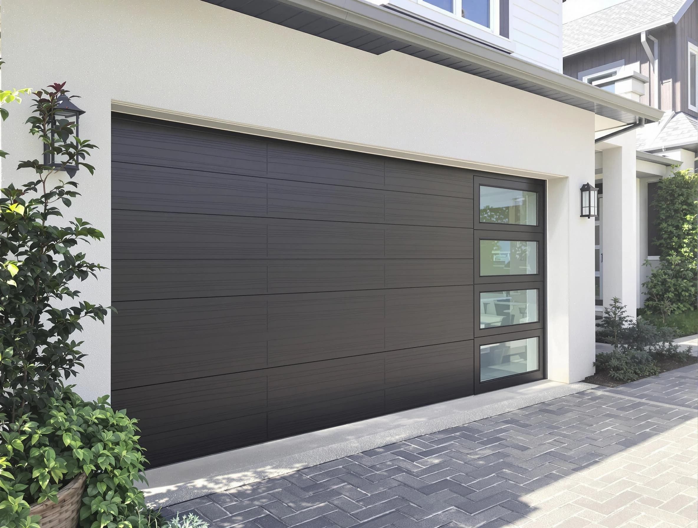 Custom garage door installation by Wilmette Garage Door Repair in Wilmette