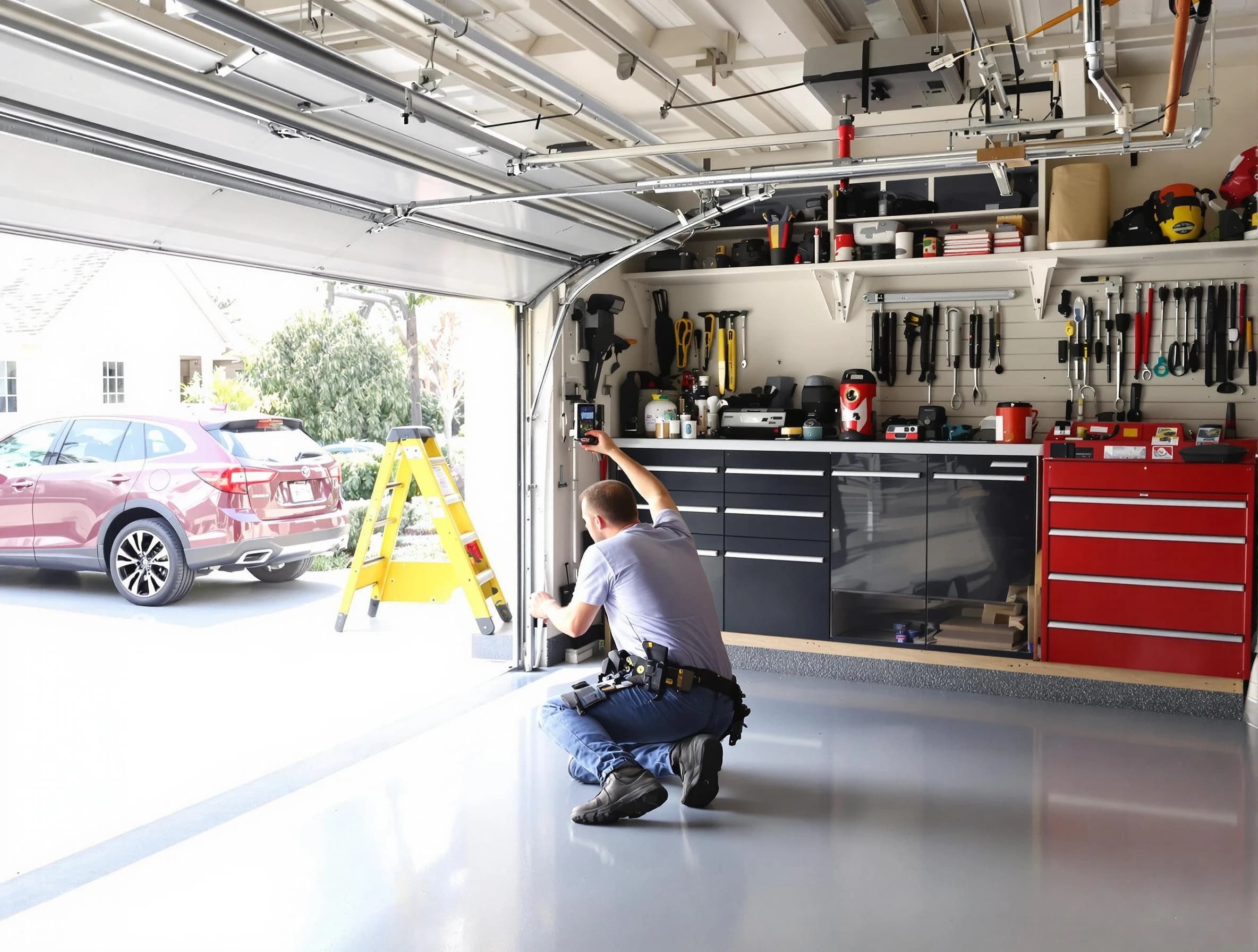 Local garage door repair service by Wilmette Garage Door Repair in Wilmette