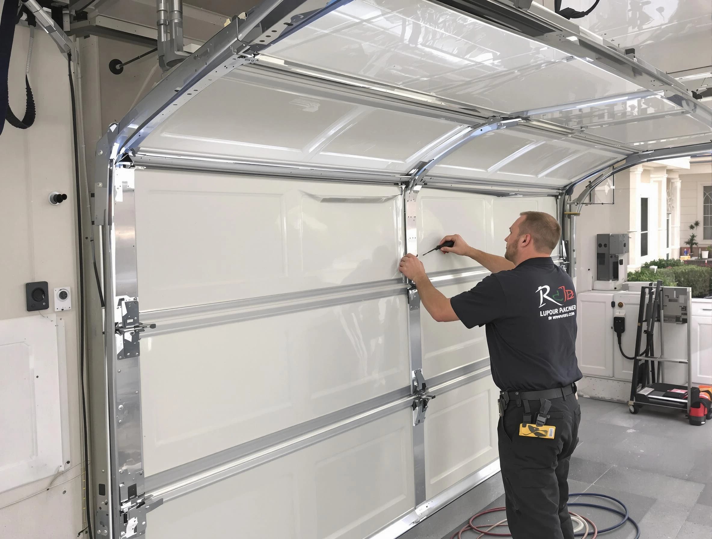 Wilmette Garage Door Repair professional performing panel repair in Wilmette