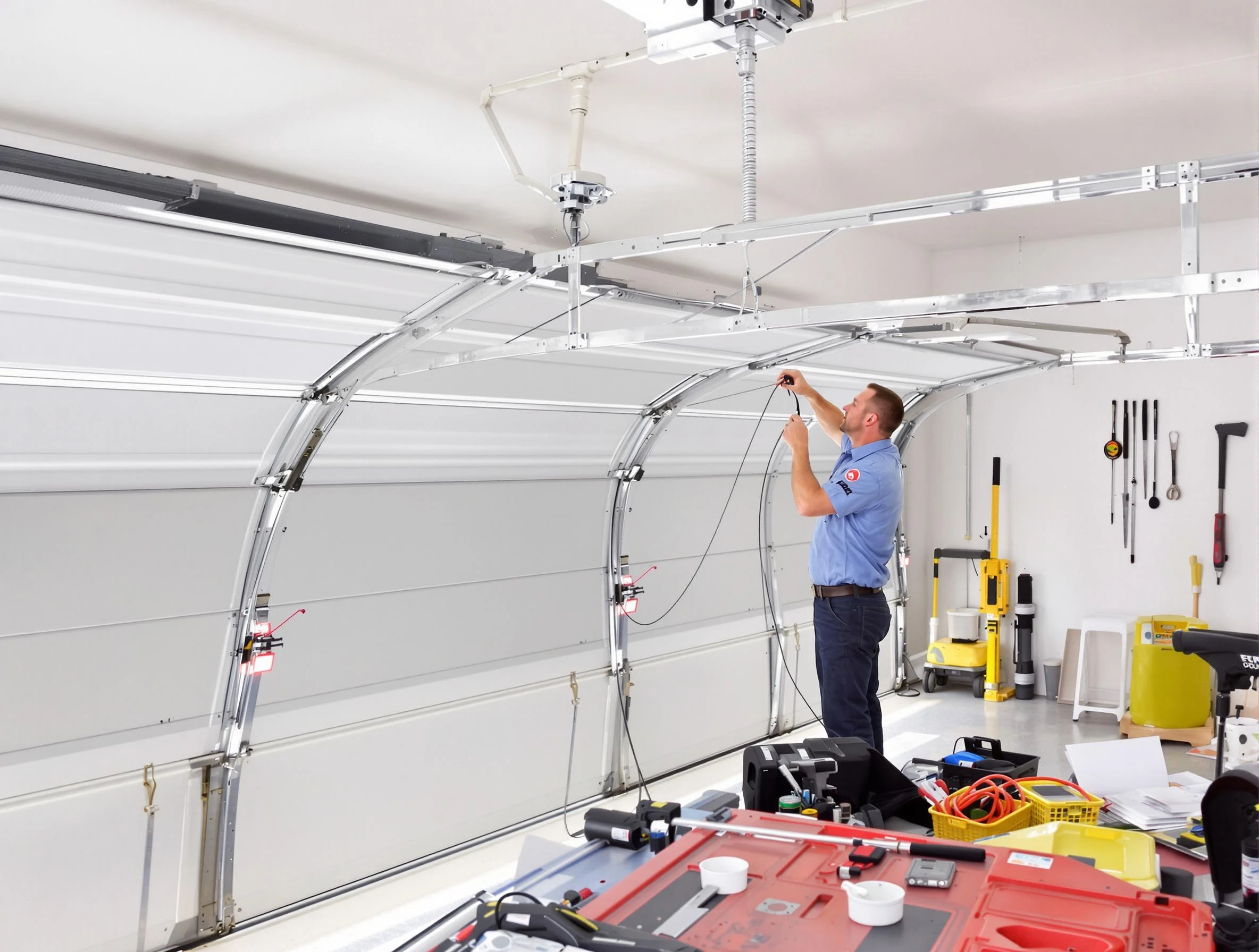 Garage door cable repair service by Wilmette Garage Door Repair in Wilmette