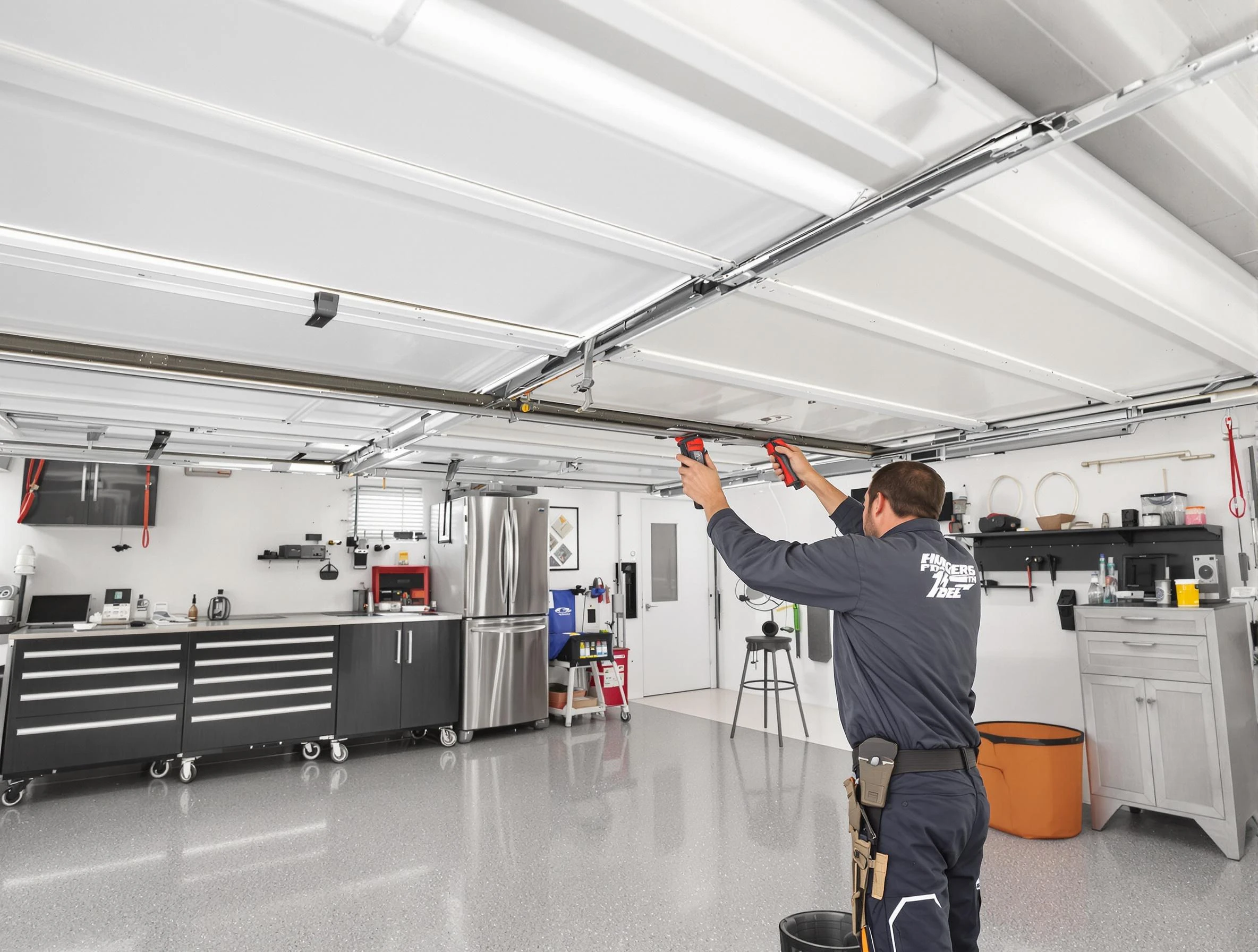 Overhead garage door repair service by Wilmette Garage Door Repair in Wilmette