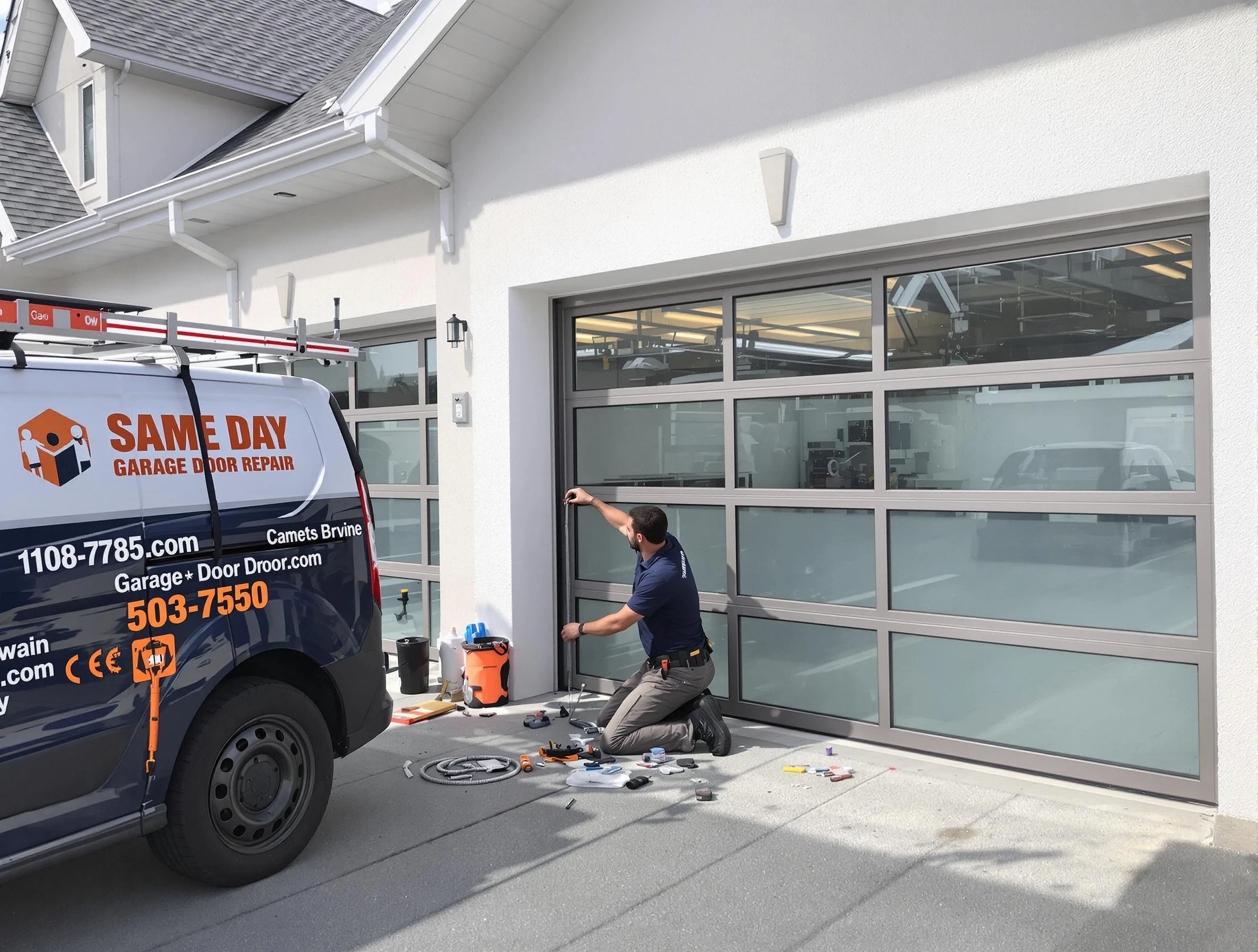 Same-day garage door repair service by Wilmette Garage Door Repair in Wilmette